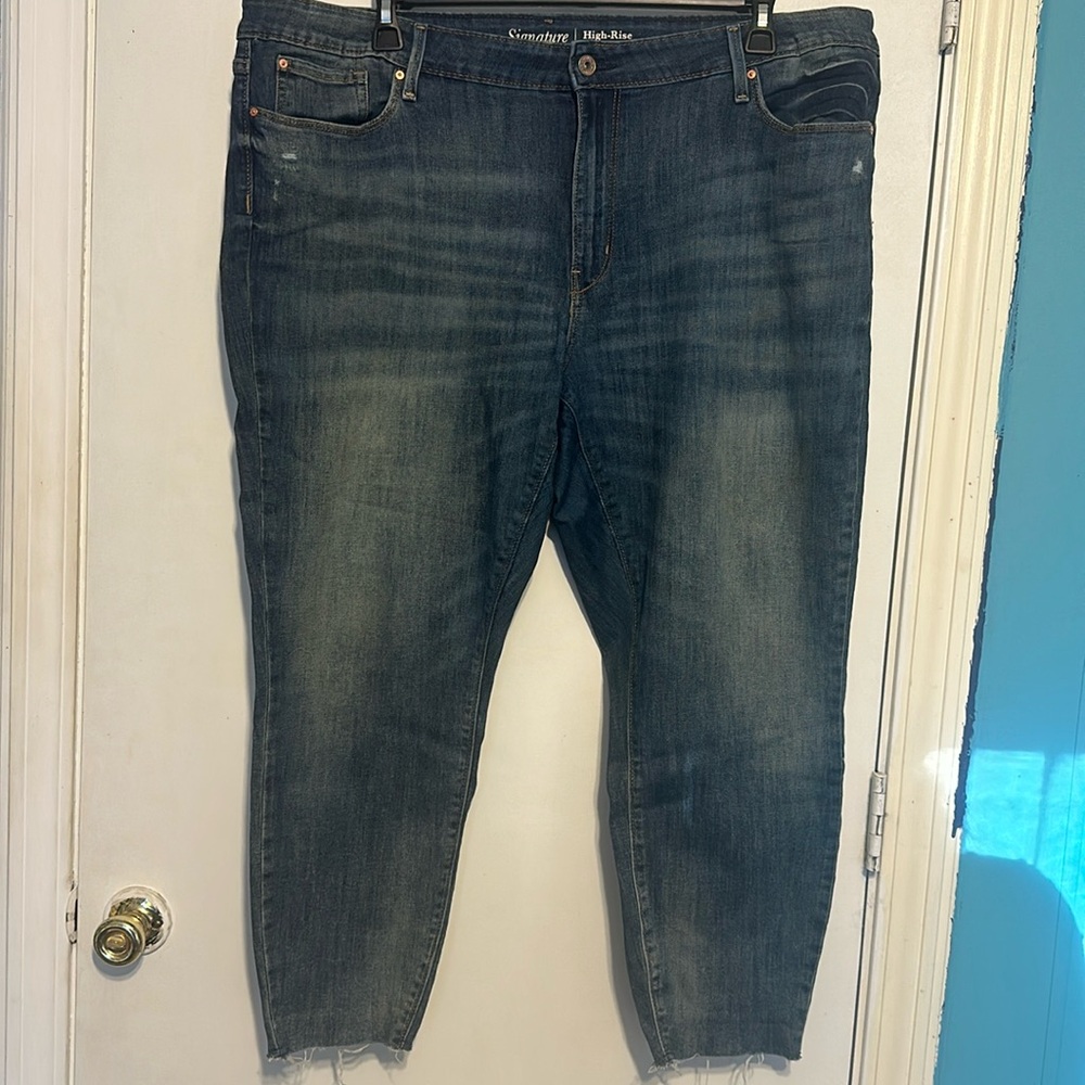 Signature by Levi Strauss High Rise Ankle Skinny Jeans